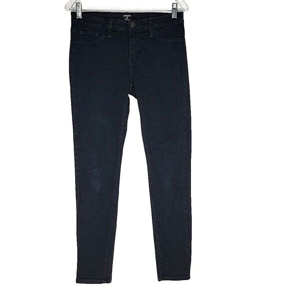 Just Black Women's Skinny Jeans Size 27 USA Dark Wash Black Denim 28x28 - Picture 1 of 9